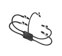 YIBOZI Stazione di saldatura per mani, per saldatura a terza mano, braccio flessibile per riparazioni elettroniche, progetti di assemblaggio di gioielli