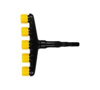 YIBOZI Testa spruzzata da giardino, ugello irrigatore regolabile per irrigazione efficiente di prati da giardino, irrigazione delle piante con motivo a spruzzo fine