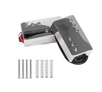 Yibuy 1 Set di 2 pickup a doppia bobina 70 x 36 x 18 mm, 7,2 K, 15 K, Humbucker, senza telaio per chitarra elettrica