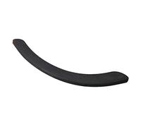 Yibuy 19.5x1.4cm Black Figured Solid Chitarra in palissandro rosa parte resto per chitarra acustica 39-41 pollici