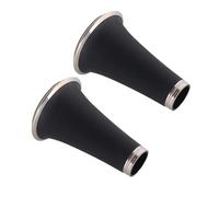Yibuy 2 campanelle in plastica per clarinetto, 11,5 x 8 x 3 cm, per principianti