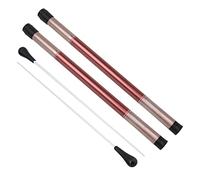 Yibuy 2Pcs Direttore Musicale Baton Conduzione Professionale 15" w/Maniche
