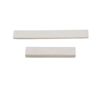 Yibuy Chitarra Basso vuoto osso dado 52 x 6 x 9mm sella 80 x 3 x 9mm Kit