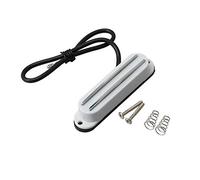 Yibuy Dual Rail Dual Coill magnetico Pickup Humbucker Pickup Style-Chitarra elettrica, colore: bianco