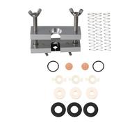 Yibuy Kit di riparazione per valvola tromba, 17 pezzi, multicolore, con estrattore per bocchino