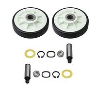 Yibuy Kit di supporto per tamburo ruota per asciugatrice 303373K di ricambio per Maytag, confezione da 2