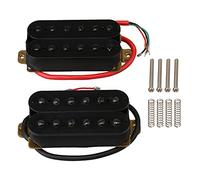 Yibuy Magnete in metallo nero HBBC-BK senza limiti Humbucker Pickup nero 68 x 36 x 16 mm