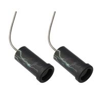 Yibuy Mini tamburo a percussione per simulazione del tuono, nero, 40 x 85 mm, 2 pezzi