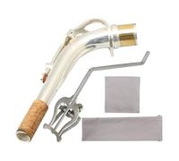Yibuy Music Clip Stand Bend Neck Tube per sassofono contralto E Flat 24,5 mm Set