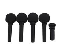 Yibuy nero ebano piroli & End pin set per violino Fiddle 1/4