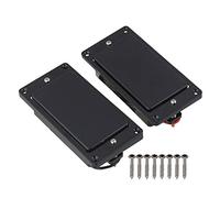 Yibuy Nero & sigillato di cornici piatte per Pickup Humbucker, colore: nero con Pickup per chitarra elettrica