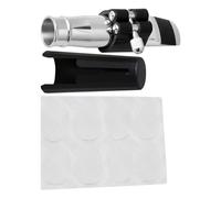 Yibuy Premium Sax Tenore Bocchino Cap Legatura Trasparente Ovale Cuscino Set 10,7 x 3,6 cm