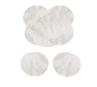 Yibuy - Set di 10 testine tonde per tamburo bongo 8", colore: Beige