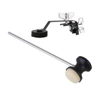 Yibuy Set di accessori per strumenti con smorzatore per batteria e battente in feltro per grancassa
