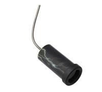 Yibuy Thunder Tube Sound Maker Imitation Thunder Sound Tool Stage Black