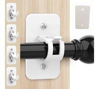 YICBOR 8 supporti autoadesivi per bastoni per tende, senza trapano, per casa, bagno e hotel