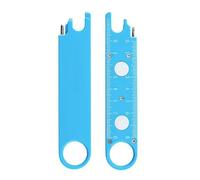 YICBOR Infila aghi multifunzione per macchina da cucire con magnete e lente d'ingrandimento integrata, strumento universale per infilare rapidamente con righello integrato per cucire a macchina