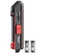 YICH 4in1 Coltello da taglio professionale con 10 lame trapezoidali in acciaio al carbonio SK5 Coltello da moquette Coltello raschietto professionale Taglio combinato e paletta
