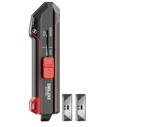 YICH 4in1 Coltello da taglio professionale con 10 lame trapezoidali in acciaio al carbonio SK5 Coltello da moquette Coltello raschietto professionale Taglio combinato e paletta
