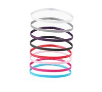 Yicoovey 8 Pezzi Fascia Sportiva Sottile, Fascia Sport, Fasce Elastiche Antiscivolo, Fascia Sportiva in Silicone Sottile, Fasce per Capelli, Adatte per Ragazzi, Ragazze E Bambini