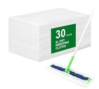 Yicotira Panni per spazzare a secco XL per Swiffer Sweeper XL, 30 pezzi usa e getta XL, ricarica per mocio asciutto per animali domestici, resistente, multi-superficie, per la pulizia del pavimento