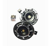 Yida Kit di clacson da 12 V, 135 dB, elettrico, tono alto e basso, doppio clacson in metallo con staffa per furgoni, auto, camion, SUV, camper, motocicli, fuoristrada, barche