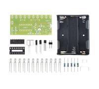 YIDAB Kit di saldatura per esercitazioni acustiche con LED Chaser Kit - Progetto di saldatura fai da te con 10 LED e sensore microfono (12 V DC) per principianti e educazione STEM