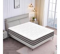 YIDATONG Materasso Matrimoniale 140 x 190, Altezza ±30 cm, Materasso Memory Foam, Molle Insacchettate, 7-Zone di Comfort, Ergonomico, Ortopedico, Traspirante e Fresco, Ideale per la Schiena, Durevole