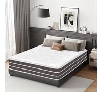 YIDATONG Materasso Matrimoniale 140x190 Memory Foam, Materassi a Molle Insacchettate, Alto 28 cm, Certificato OEKO-TEX, 9-Zone, Ortopedico, Ergonomico, Supporto Perfetto, Antiacaro Anallergico