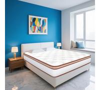 YIDATONG Materasso Matrimoniale 140x200, Altezza ±28 cm, Materasso Memory Foam, Molle Insacchettate, 7-Zone di Comfort, Ergonomico, Ortopedico, Traspirante e Fresco, Ideale per la Schiena, Durevole