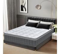 YIDATONG Materasso Matrimoniale 160x200 Memory Foam, Materassi a Molle Insacchettate, Certificato OEKO-TEX, 9-Zone, Ortopedico, Ergonomico, Supporto Perfetto, Antiacaro Anallergico, Alto 26 cm