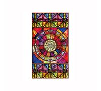 YIDAX Pellicola per Vetri Privacy Pellicola in Vetro Colorato Opaco Satinato Adesivi Decorativi Autoadesivi per Il Bagno di Casa E Ufficio 50 x 100 cm,K