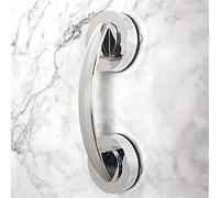 YIDELAI-Facile installazione di maniglie adesive per armadi, maniglie adesive e maniglie con ventose - per porte in vetro, scorrevoli e armadietti (L-silver)