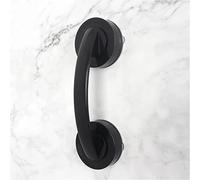 YIDELAI-Facile installazione di maniglie adesive per armadi, maniglie adesive e maniglie con ventose - per porte in vetro, scorrevoli e armadietti (L-black)