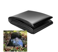 Yidelchon Telo per Laghetto Nero HDPE 0.12mm Spessore Rivestimento per Laghetto Resistente Fodera Laghetto Flessibile per Piscina Giardino Fontane Giardini Acquatici E Cascate (Size : 4x9m/13x29ft)