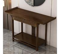 Yidlkecqey Mobiletto di culto cinese per il dio della ricchezza, tavolo da meditazione con ripiano estraibile, tavolo da altare per meditazione e preghiera(80x40x80cm/31.5x15.7x31.5in)