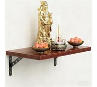 Yidlkecqey Piccolo scaffale per Buddha, nicchie per Buddha Personali Cinesi montate a Parete, Tavolo per Meditazione, Supporto per Statua di Buddha montata a Parete(50x100cm/19.7x39.4in)