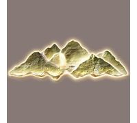 Yidlkecqey Quadro Decorativo Stereoscopico 3D con Illuminazione LED - Decorazione da Parete per Soggiorno, Parete Dietro Il Divano, Ufficio e Casa(Type F,150x50cm/59x19.7in)