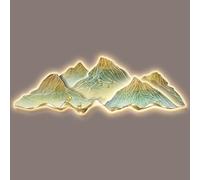 Yidlkecqey Quadro Decorativo Stereoscopico 3D con Illuminazione LED - Decorazione da Parete per Soggiorno, Parete Dietro Il Divano, Ufficio e Casa(Type B,120x40cm/47.2x15.7in)