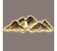Yidlkecqey Quadro Decorativo Stereoscopico 3D con Illuminazione LED - Decorazione da Parete per Soggiorno, Parete Dietro Il Divano, Ufficio e Casa(Type C,180x60cm/70.8x23.6in)