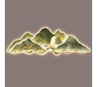 Yidlkecqey Quadro Decorativo Stereoscopico 3D con Illuminazione LED - Decorazione da Parete per Soggiorno, Parete Dietro Il Divano, Ufficio e Casa(Type E,105x35cm/41.3x13.7in)