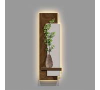 Yidlkecqey Sculture da Parete 3D, Dipinti, Decorazioni da Parete con Luce a LED, sculture da Parete 3D, per Soggiorno, corridoio d'ingresso, lampade Decorative da Parete(G,35x105cm/13.8x41.3in)