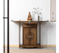 Yidlkecqey Supporto per altare personale,tavolo per altare da meditazione con mobiletto portaoggetti, mobiletto per il culto cinese per il Dio della ricchezza(100x40x108cm/39.4x15.7x42.5in)