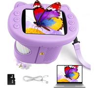 Yidoroye 2 in 1 Microscopio Digitale e Telescopio per Bambini, 1000x Zoom, Schermo da 2,4 Pollici, Schermo HD da 2 MP, 8 Luci LED - Un Regalo Perfetto per Bambini Dai 6 ai 12 Anni
