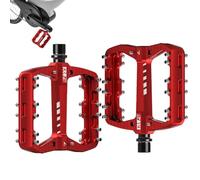 Yidueace Pedale bici,Pedali piatti 2 pezzi - Cuscinetti DU Pedale con piattaforma larga in lega di alluminio, cuscinetti DU leggeri per biciclette