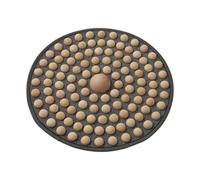 Yidueace Tappetino per agopressione in legno, per piedi, strumento ergonomico per alleviare i punti di pressione in legno, strumento per massaggi profondi della pianta dei piedi, per membri della