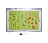 Yidueace Tavola Tattica Calcio,Lavagna Cancellabile Per Calcetto Con 2 Pennarelli - Lavagna Bianca Magnetica Portatile Per Pianificazione Partite Strategie Di Gioco