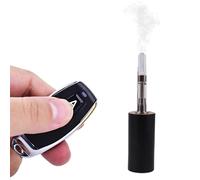 Yiduomile Mini macchina del fumo in metallo, mini macchina del fumo per fotografia, feste e creazione di atmosfera, generatore di nebbia durevole e portatile (piccolo metallo nero)