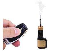 Yiduomile Mini macchina del fumo in metallo, per fotografia, feste e creazione di atmosfera, generatore di nebbia durevole e portatile (oro nero)