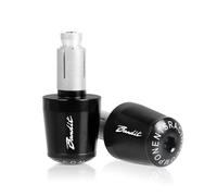 YIEBA Bilanceri Manubrio Contrappesi Moto Manopole Manubrio Terminale CNC Alluminio-2Pcs Per GSF 250 400 600 600S 650S 650N 1200 1250 1250S Bandit(Nero)